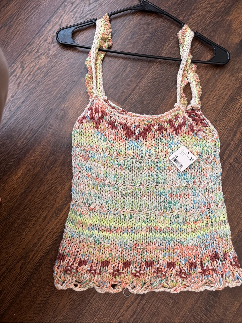 Free people multicolor knit tank